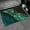 Black and Green Gold Marble, variant on Diatomaceous Earth Bath Mat,Field of Flowers Pastel Floral Non-Slip Volume Super Absorbent Fast Drying for Bathroom Kitchen Door mat,Eco-Friendly Easy to Clean 16×24Inch (40 * 60cm)
