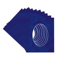 thumbnail image 3 of Royal Blue Suede Picture Frame Mat for 11x14 Frames - Oval Opening for 8x10 Photos - 10 Mats, 3 of 7