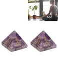thumbnail image 4 of Energy Pyramid, Fine Workmanship Crystal Pyramid Four Sided Lettering Sturdy Semi Precious Stones Exquisite  For Meditation ANGGREK Crystal Energy Stone, 4 of 8