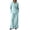 Green, variant on Atkumj Blazer Outfits for Women 2 Piece Sets Stylish Lapel Tie Waist Cardigan and Wide Leg Pants Suit Set Versatile Solid Color Womens Two Piece Sets for Business Casual S