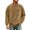 Khaki, variant on KICILVS Mens Sweatshirt Crewneck Fleece Pullover Long Sleeve Pocket Casual Winter Warm Top for Men Daily Wear Blue