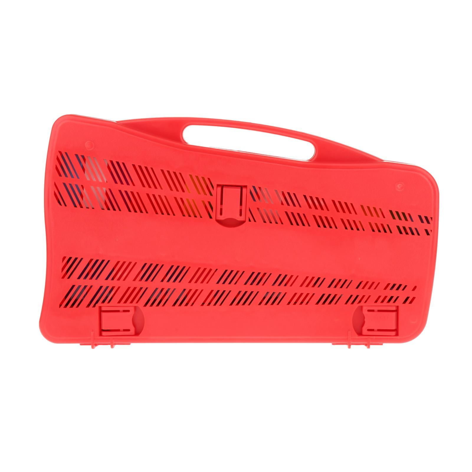 LeeQinersw Colorful Glockenspiel Xylophone Percussion Instrument Iron Keys with Case And Red