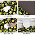 thumbnail image 5 of Kitchen Mats, Lemon Kitchen mats for Floor, Anti Fatigue Mats for Kitchen Floor Cushioned, Non Slip Waterproof Standing Mat for Bedroom, Office, Sink, Laundry 17.3 * 29 Inches, 5 of 6