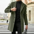 thumbnail image 2 of Clearance Gentleman Jacket,Clearance Sales Men's Casual Jackets Men Slim Winter Coat Lapel Collar Long Sleeve Padded Leather Jacket Vintage Thicken Coat Sheepskin Jacket, 2 of 4