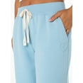 thumbnail image 6 of Celebrity Pink Women's and Women's Plus Wide Leg Sweatpants, Sizes XS-4X, 6 of 7