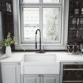 thumbnail image 3 of VIGO Laurelton Pull-down Spray Kitchen Faucet with Deck Plate, Matte Black, 3 of 9