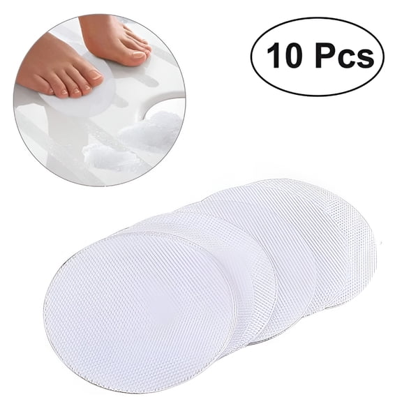 XIBUFE 2026 New 10/20Pcs Safety Non-Slip Bathtub Shower Stickers Adhesive Bath Treads Non Slip Traction to Tubs Bathtub Stickers Peva Adhesive Discs Non-Toxic Anti-Bacterial Mat Bathtub Stickers