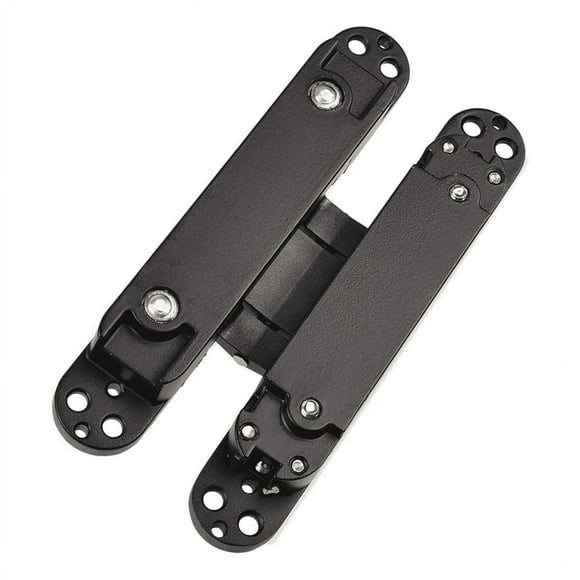 6Pcs 6 Inch Concealed Door Hinges Invisible Hinges Concealed Hinges 180 Degree Swing Hinge 3 Way Adjustable Butt Hinge A