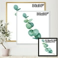 thumbnail image 4 of Designart 'Young Eucalyptus Branches and Leaves II' Traditional Framed Canvas Wall Art Print, 4 of 5