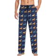 thumbnail image 3 of Top-kevin Multi- Dachshund Pajama Pants for Men PJs Bottoms Sleep Lounge Pants with Pockets, S M L XL XXL, 3 of 13