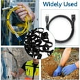 thumbnail image 6 of QZS Strong Silicone Bands,Black 0.5in OD Reusable Rubber Ties,Thick Silicone Bands Supplies for Wire Cord Cable Management Home Organization, 6 of 6