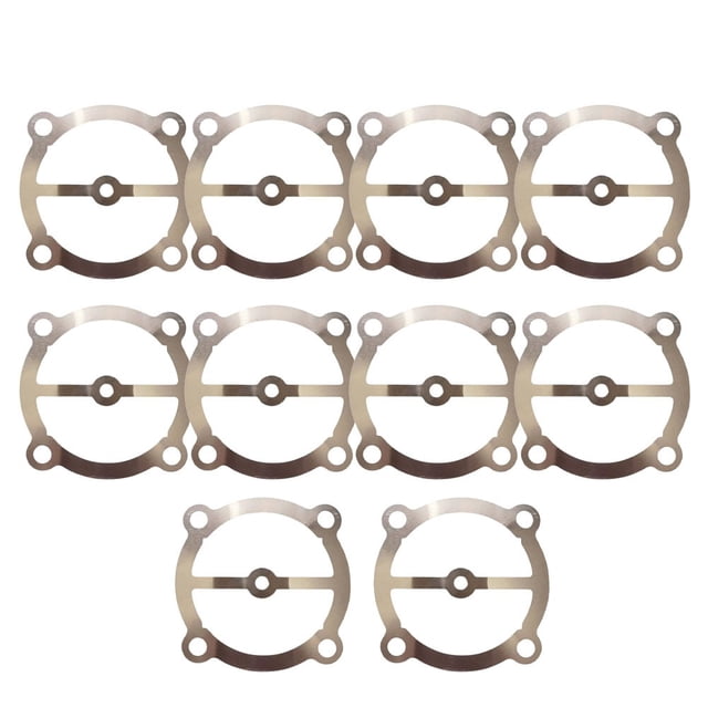 Tête de Cylindre de Compresseur d'Air Base Valve Plaque Joints Rondelles Tampon en Aluminium 51 65 65 Type 5 Trous
