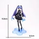 thumbnail image 1 of 20 cm nueva figura de anime Hatsune Miku cosplay Cenicienta linda chica falda azul pelo largo verde PVC acción modelo niña cumpleaños, 1 of 4