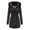 Black, variant on Fesfesfes Hoodie Coat for Women Comfy Stylish Fashion Long Sleeve Sweater Casual Long Cardigan Tops