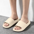 thumbnail image 6 of ibiyuan Summer House Slippers for Women Cloudies Slides for Women Dressy Shower Shoes for College Dorm Non Open Toe on Sandals Women Rubber Sole, 6 of 8