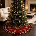 thumbnail image 5 of Yeciiwht Christmas Tree Skirt – 24 in Tree Base Cover with Tie Closure, Christmas Tree Skirts for Tree Decorations, Festive Holiday, Home & Party, 5 of 6