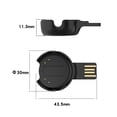 thumbnail image 3 of Black USB Cable Cradle Smart Watch Charger Charging Dock For Polar Verity Sense / OH1, 3 of 8