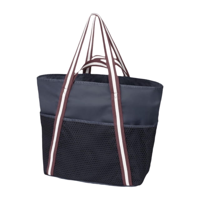 Bolso de playa multiusos para mujer, ideal para festivales de música, conciertos y deportes. Negro