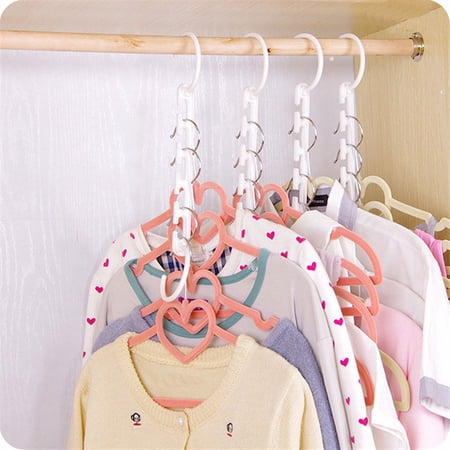multiple hanging coat hangers