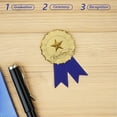 thumbnail image 4 of 30 juegos de sellos de certificado de premio en relieve, pegatinas de logro de lámina, sello de excelencia para sobres de certificado escolar, diploma, suministros de oficina, 4 of 7