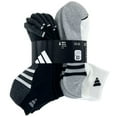 thumbnail image 3 of Adidas Men's Low Cut Socks, 6 Pairs (White & Black), 3 of 5