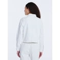 thumbnail image 5 of Free Assembly Women's Striped Denim Jacket, Sizes XS-XXL, 5 of 7