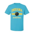 thumbnail image 2 of Wild Bobby City of Indiana IND Basketball Fantasy Fan Sports Men's T-Shirt, Light Turquoise, Large, 2 of 5