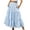 Light Blue, variant on Spring Dresses for Women LEBONYARD A-Line Skirt with Pockets for Convenience,Fashion Women Solid Casual Pocket Ruched Ruffles Elastic Waist Skirts Purple S