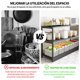thumbnail image 2 of FBXGT Mesa Consola, Estantes para Cocina Mueble para Cocina, Mesa para Cocina, Estantes de 3 Niveles Multiusos Alacena De Almacenamiento Estanteria para Sal&oacute;n, Dormitorio,100 * 35 * 80CM,Ne, 2 of 8