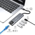 thumbnail image 1 of Concentrador USB c 5 en 1, adaptador multipuerto tipo c con Gigabit Et, 1 of 2