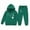 1#Green208, variant on Byoo Toddler Girls Tracksuit Outfits Cute Cartoon Fist Bump Print Pockets Hooded Sweatshirt Sweatpants Set Warm Clothes Set