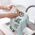 thumbnail image 6 of Disketp Animals Riding Across The Sky Waffle Weave Kitchen Dish Cloth,Super Absorbent Kitchen Dish Towels 16*26 Inches for Dish Rags Washing Dishes, Drying Dishes, 6 of 7