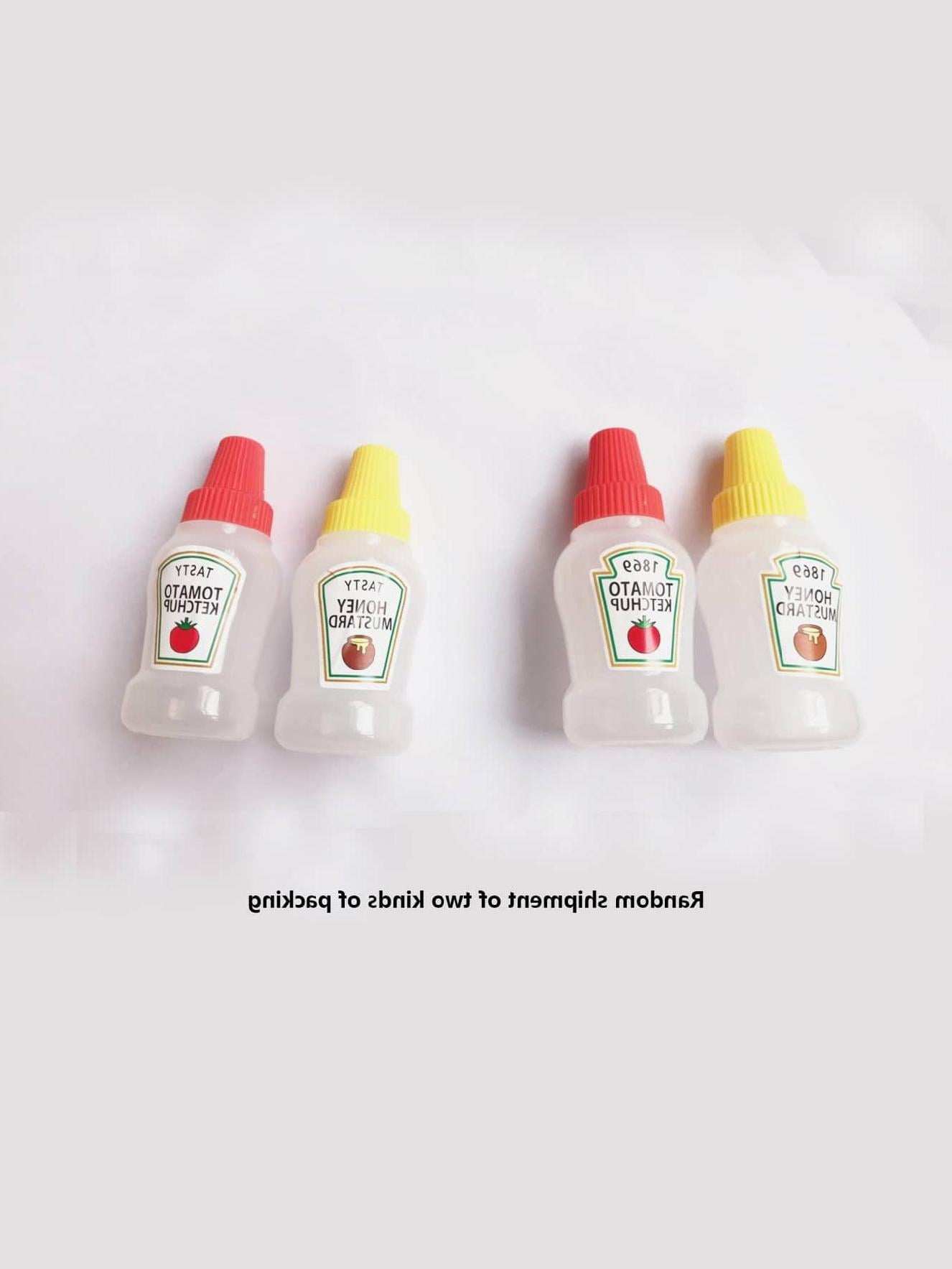 2pcs Mini Sauce Squeeze Bottle
