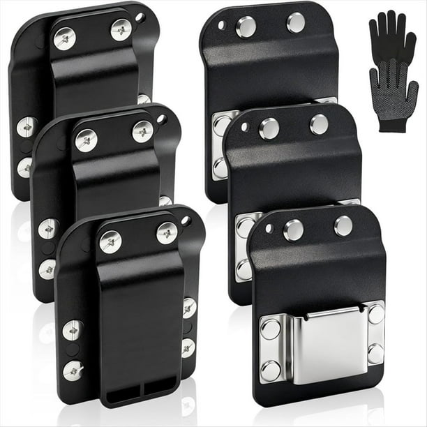 3 Soportes para Taladro para Cinturón Herramientas, Soporte para Cinta Métrica con Clip Metal, Gancho para Cinturón 2 Pulgadas para Taladro Inalámbrico, Destornillador