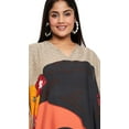 thumbnail image 2 of Oussum Beige Tribal Grande Taille Polyester Longues Robes Caftans pour Femmes, 2 of 7