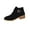 Black, variant on Brown Buckle Detail Ankle Boots, Chunky Heel Casual Shoes, Versatile Sweet And Cool Style Boots For Women, Fall And Winter Trend - Heel Height: 1.37In