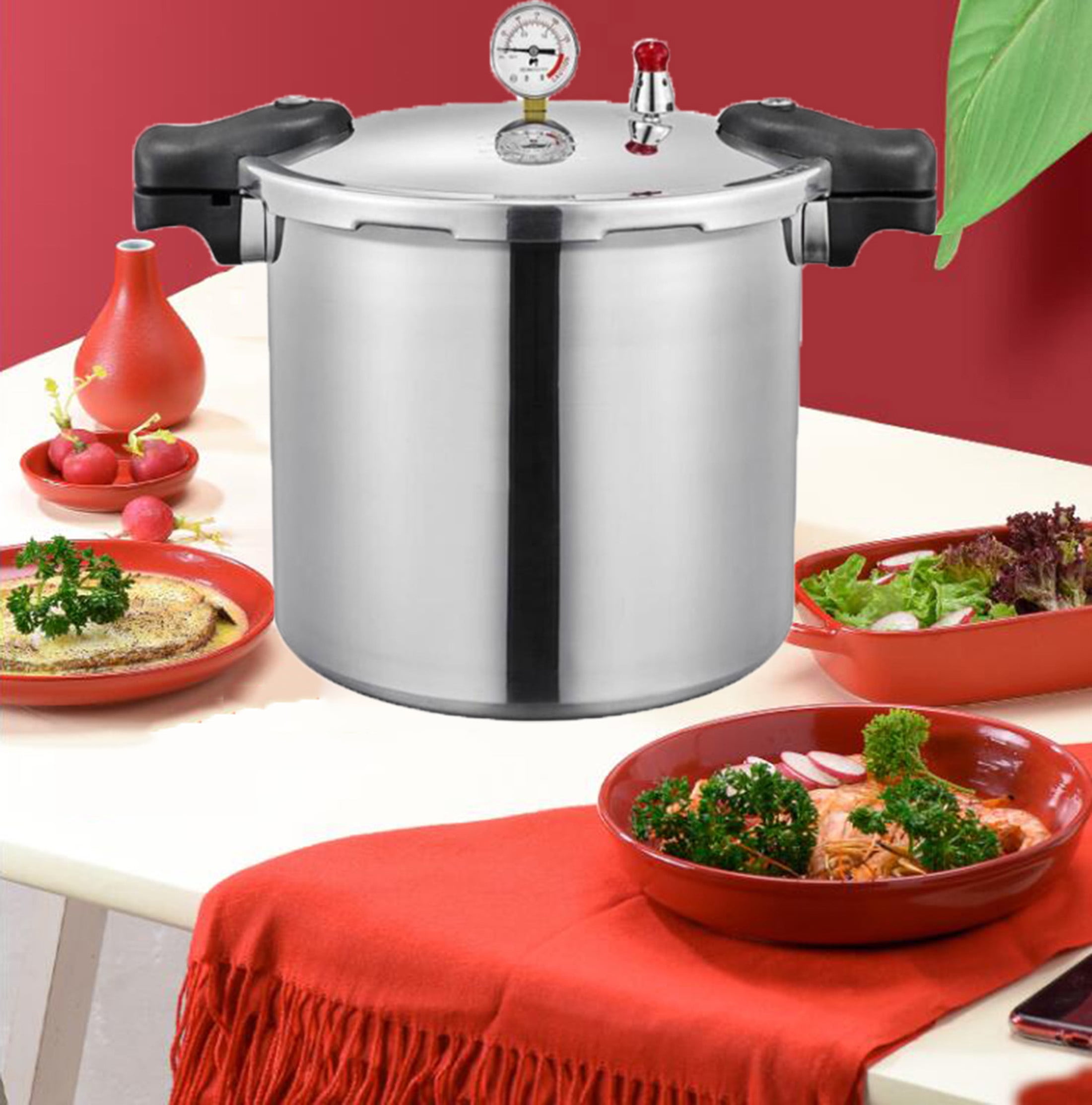 TSWEET Explosion-proof Pressure Cooker, Commercial Large-capacity  Super-large Pressure Cooker, Canteen and Hotel Special Induction Cooker,  Gas