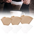 thumbnail image 2 of 100 Pcs Cone Coffee Filters,Coffee Filters 2-12 Cup,Unbleached Disposable Coffee Paper Filters,Natural Wood Pulp Coffee Filters Compatible with Pour Over and Drip Coffee Maker (White 4-8 Cup), 2 of 5