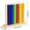 thumbnail image 3 of Color Matching And Stacking Game Ring Stacking Game Suitable For 2 Players Competitive Tabletop Puzzle Game For Family Game Night St, 3 of 7