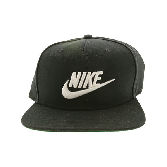 Nike Black / Pine Green White Pro Futura Snapback Hat - One Size