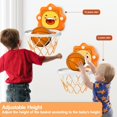 thumbnail image 4 of 1Set Toddler Indoor Mini Basketball Hoop Toys, Adjustable Height, Space Saving, Christmas Birthday Gift, Toddler Boys Toys, 4 of 6