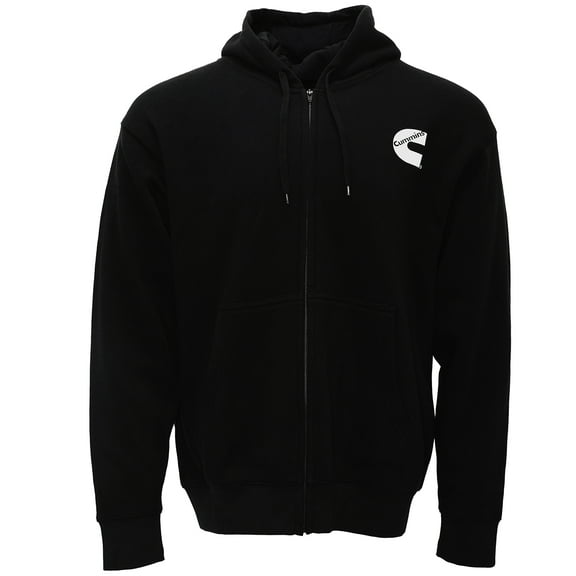 Cummins CMN5012 Mens Size 3XL Black 100% Cotton Full-Zip Sweatshirt