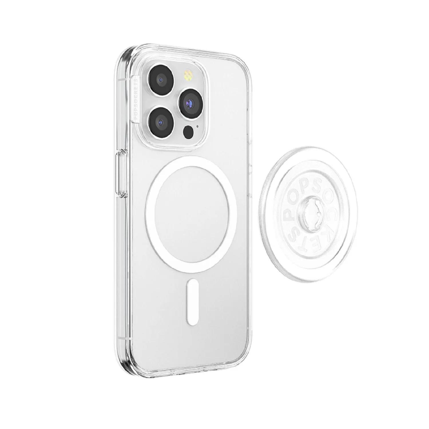 PopSockets Magnetic Round Base, Clear photo 2