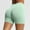001 Green, variant on Womens Workout Seamless Scrunch Butt Lifting Leggings Drying Yoga Exercise Gym Shorts High Waisted Solid Color Shorts
