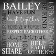thumbnail image 2 of Kimberly, Allen 15x15 Black Ornate Wood Framed with Double Matting Museum Art Print Titled - Family Always, 2 of 4