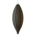 thumbnail image 1 of Vickerman M183217M 8 in. Black Matte Line Finial Ornament  4 per Bag, 1 of 3