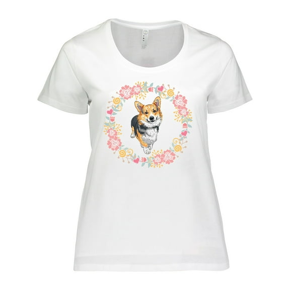 Inktastic Corgi Gifts for Dog Lovers Women's Plus Size T-Shirt