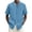 01-Sky Blue, variant on BiZtdJrK Men's Linen Shirts Long Sleeve Mandarin Collar Button Down Shirt Summer Lightweight Breathable Beach Tops Army Green XL