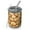 Halloween Pumpkin Silhouette, variant on 12oz Coffee Tumblers Halloween Pumpkin Repeat Pattern Stainless Steel Vacuum Insulated Travel Tumbler Coffee Cups Mug with Lid and Straw with Cleaning Brush for Cold & Hot Drinks