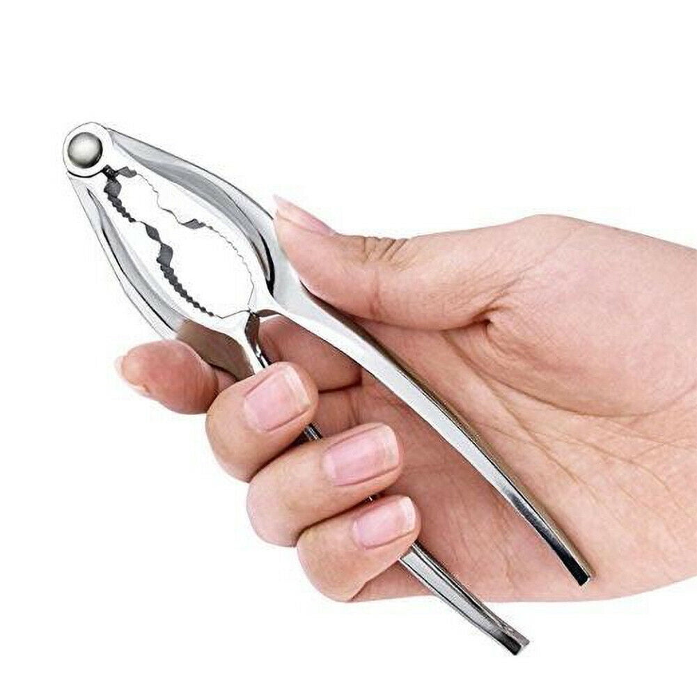 Kitchen Lobster Crab Claws Stainless Steel Nut Cracker Walnut Pliers